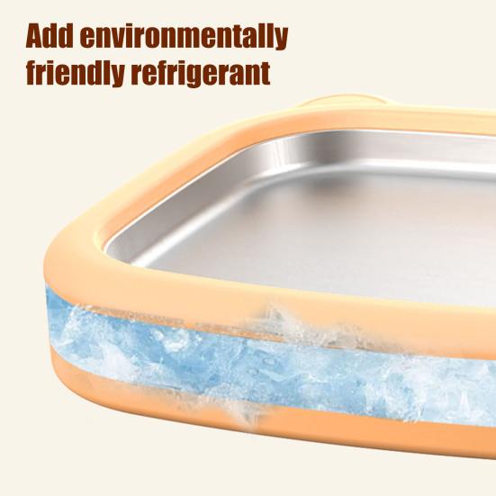 Йогуртовый аппарат для мороженого в форме медведя для детей, ручной, неэлектрический, из нержавеющей стали, для заморозки десертов, для приготовления сорбета, смузи-боулов и ролл-мороженого своими руками