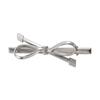 Sliver Metal Bowknot Hair Side Clips Girls Y2K Sweet Cute Barrettes Hairpins Hair Accessories for Women Style Headwear Headdress