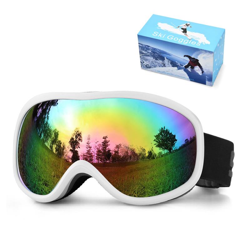 Spherical Ski Goggles Ski Goggles Double-layer Anti-fog Men's and Women's Outdoor Ski Glasses