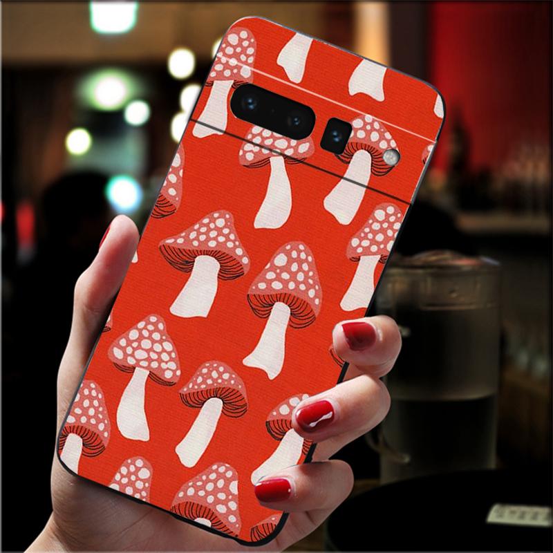 Phone Case for Google Pixel 10 9 Pro XL 9A 8 7 6 Pro Pixel 8A 7A 6A Pixel 8 7 6 5 Mushrooms Case