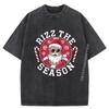 Hip Hop Woman T Shirts Punk Rock Rizz The Season Loose Tops & Tees Normal Graphic T Shirt Street Washed Clothes