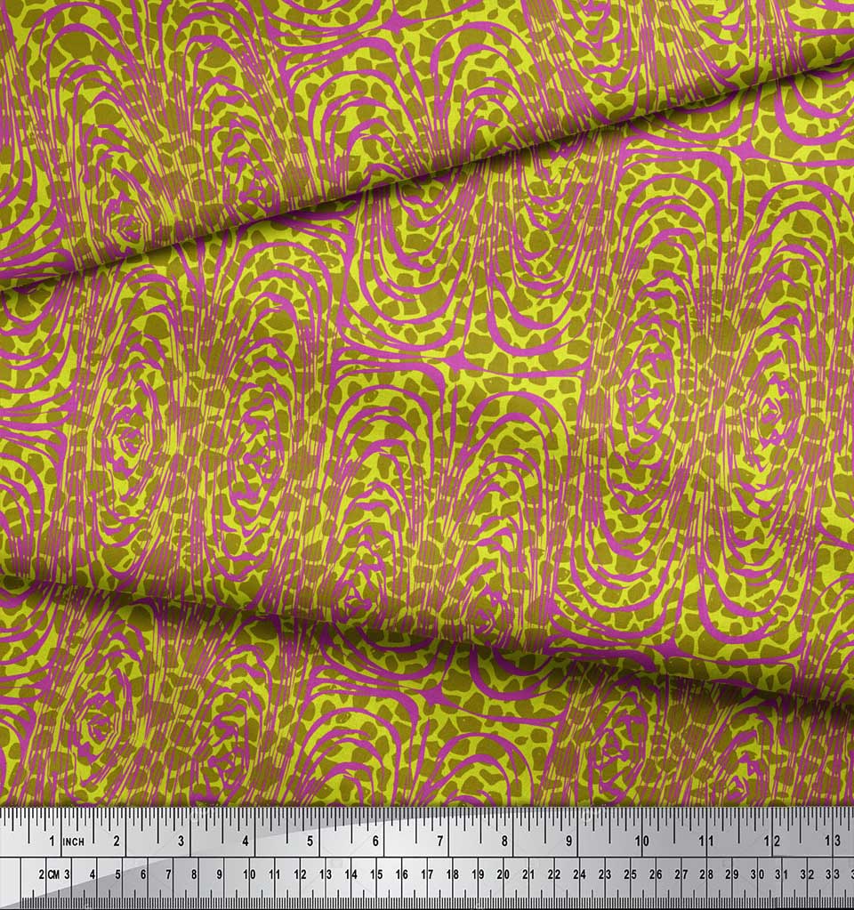 Soimoi Синяя японская креп-сатиновая ткань с принтом из кожи зебры и леопарда 1 метр 42 дюйма