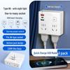 Многофункциональный настенный преобразователь розеток типа 86 с USB-быстрой зарядкой