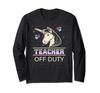 School Teacher Summer Unicorn Last Day of School Long Sleeve T-Shirt