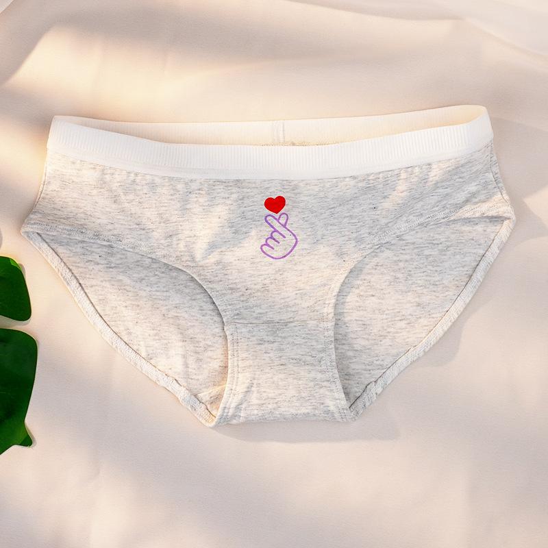 Women's Cotton Underwear Slim Fit Cotton Triangle Underwear Simple Breathable Underwear