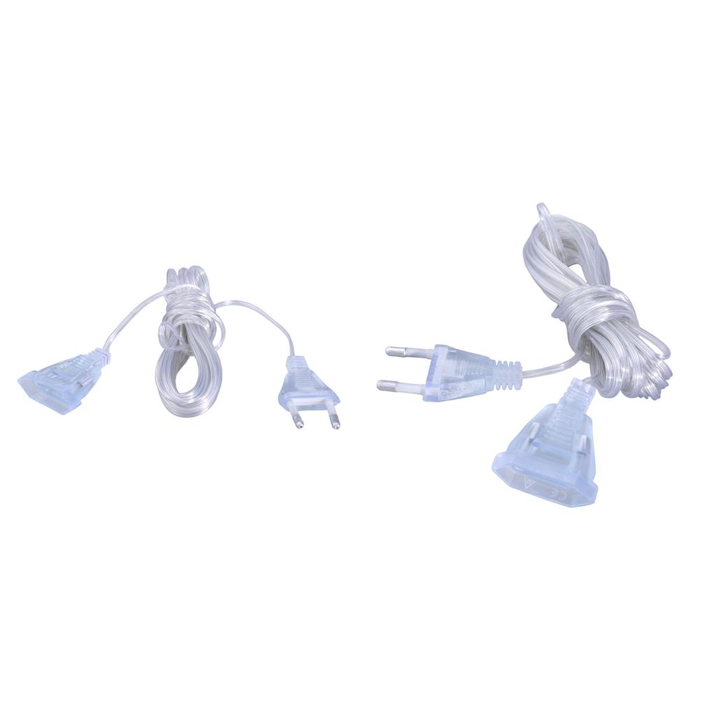 Удлинитель кабеля питания, удлинитель светодиодной гирлянды, удобный кабель 3M/5M, легкий шнур для домашнего декора