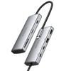 Док-станция USB-C 7-в-1: Type-C на 4K HDMI, 60 Гц, Универсальный кард-ридер SD/TF, Разветвитель, 10 Гбит/с.
