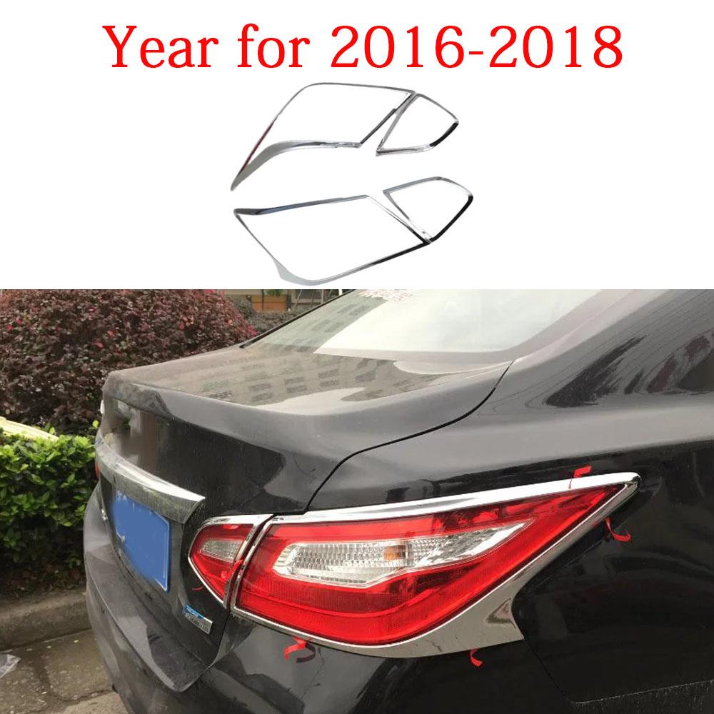 Car Styling Eyebrow ABS Chrome Cover Trim For Nissan Altima Teana 2013 2014 2015 2016 2017 2018 Back Tail Rear Light Lamp Frame