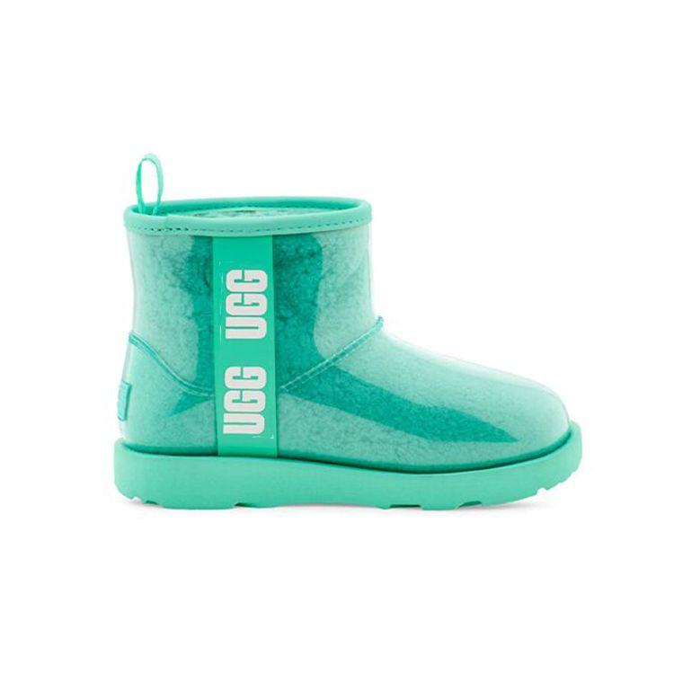 UGG Классические прозрачные мини-теплые водонепроницаемые прочные зимние ботинки детские ботинки светло-голубые 1112386K-EDGR