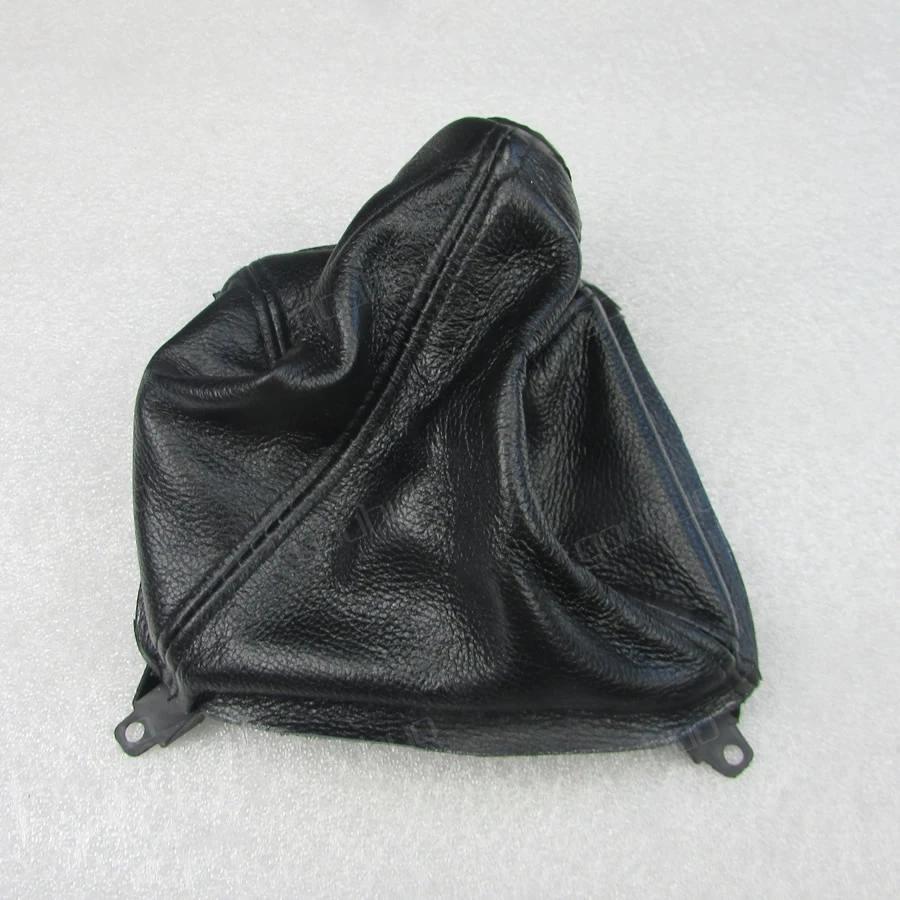 For Hyundai Tucson Gear Shift Stick Gear Shifter Collars Dust-proof Cover Gearstick Gaiter Boot PU Cowhide