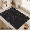 Easy Clean Kitchen Drying Mat Quick Dry Marble Kitchen Drying Mat Countertop Drying Pad  Sink Side