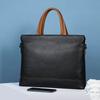 Мужская сумка из натуральной кожи, простая повседневная компьютерная сумка с принтом личи, модная компьютерная сумка