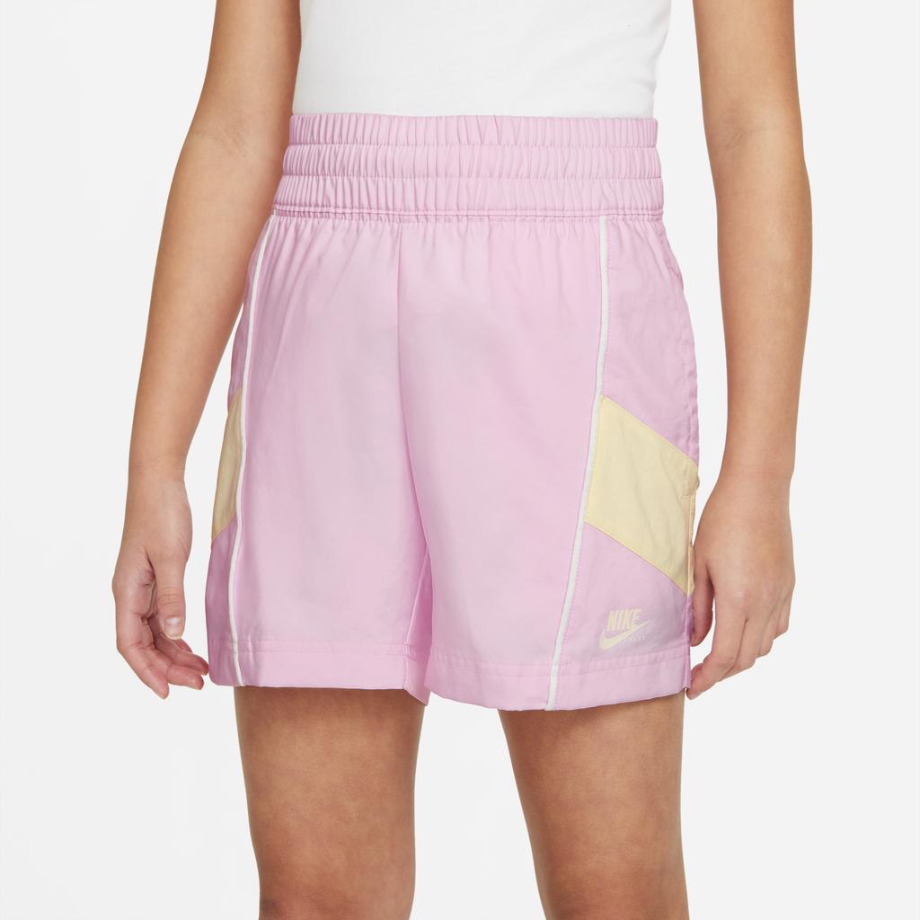 Nike Спортивная одежда Heritage Тканые шорты Детские штаны Пенопласт-розовый DA1382-663