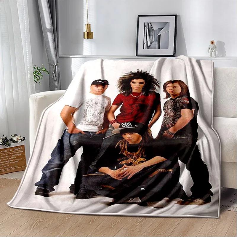 Bill Tom Kaulitz Tokio Hotel Rock Band 2025 New Style Blanket,Soft Throw Blanket for Home Bedroom Bed Sofa Cover Kids Gift Cover