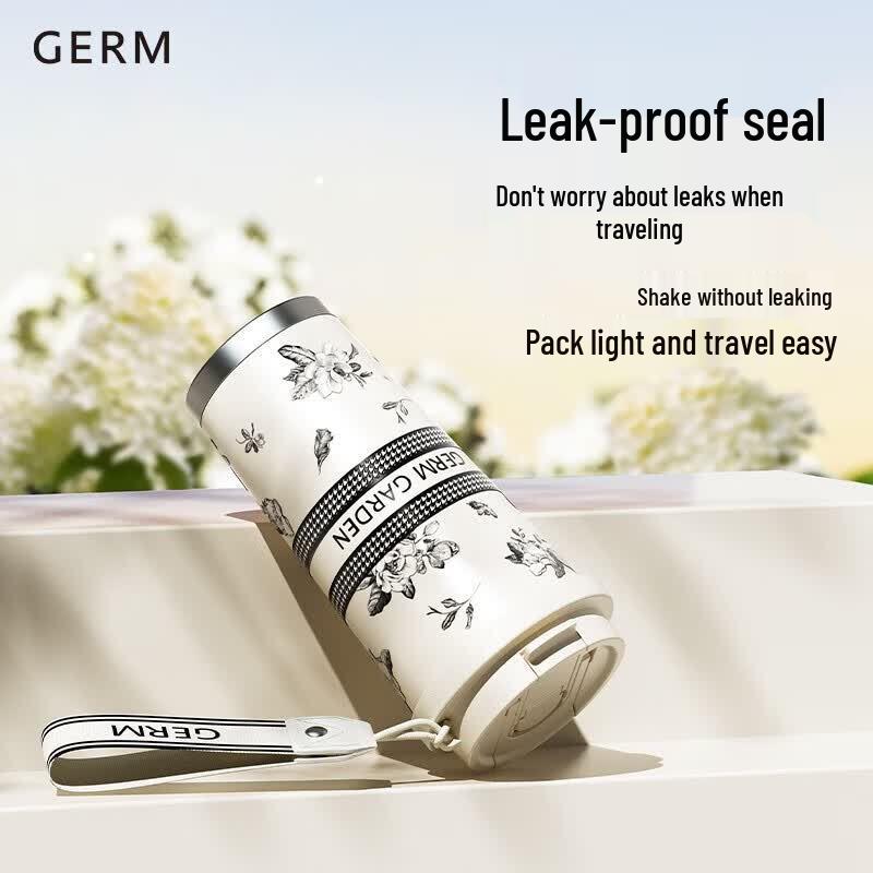 Термобутылка Geminie Gardenia Series с блестками, с двойными стенками