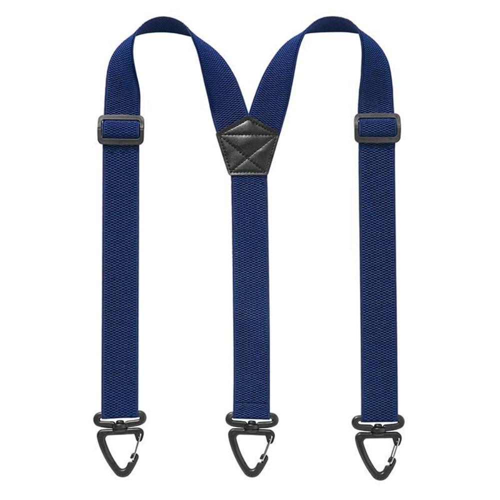 3.8cm Wide Work Suspenders Heavy Duty Anti-slip Suspenders Elastic Pants Braces Casual Wear