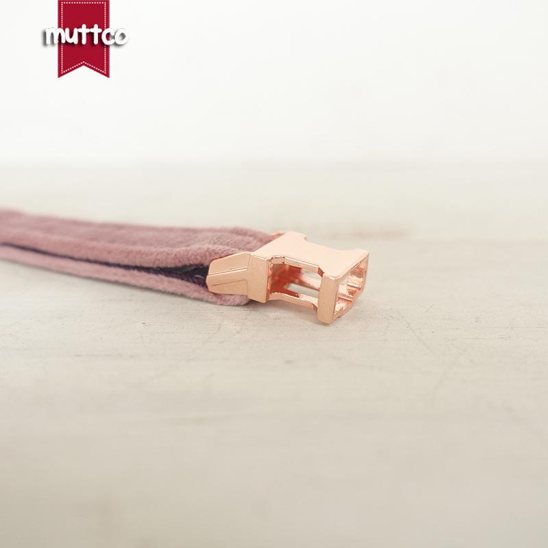 MUTTCO Мягкий регулируемый ошейник для кошки с бабочкой UCC-080M