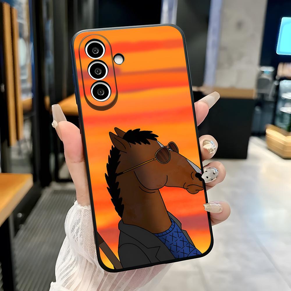 Крутой чехол для телефона B-Bojack H-Horseman для Samsung A25 A13 A33 5G A54 A36 A35 A56 A52 A14 Ударопрочный мягкий чехол
