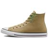 Chuck Taylor All Star Винтажные высокие кеды-эспадрильи с нашивкой Unisex Коричневый Синий