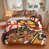 3pcs Day of the Dead Guitarist Bedding Set, Includes 1 Comforter + 2 Pillowcases, Without Pillow Inserts, Soft Comfortable, Lightweight Brea