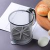 Сито для муки. Легкое просеивание муки. Ручное двухслойное прозрачное антикоррозийное сито для муки для гладкой выпечки.