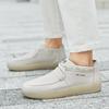 Мужские кроссовки в стиле business casual из натуральной кожи Guizhibu