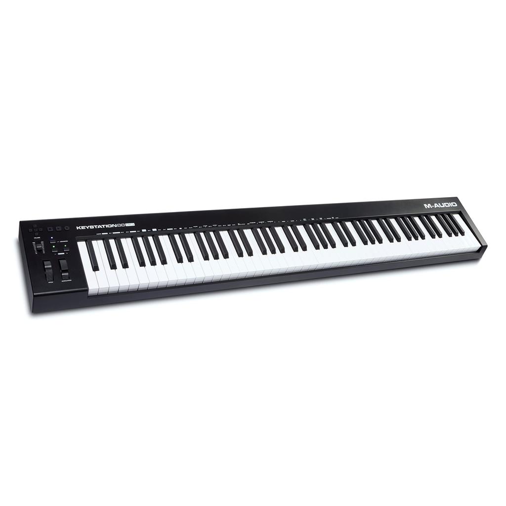 USB MIDI Keyboard with Virtual Synth and DAW Parameter Control Keystation 88MK3 M-Audio 88-key Semi-weight
