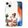 Чехол для телефона iPhone 16 Чехлы iPhone 15 12 13 14 16 Pro Max X XR XS Max 15 Plus 16Pro iPhone11 Чехол Девушка Босс Женщина Кофе