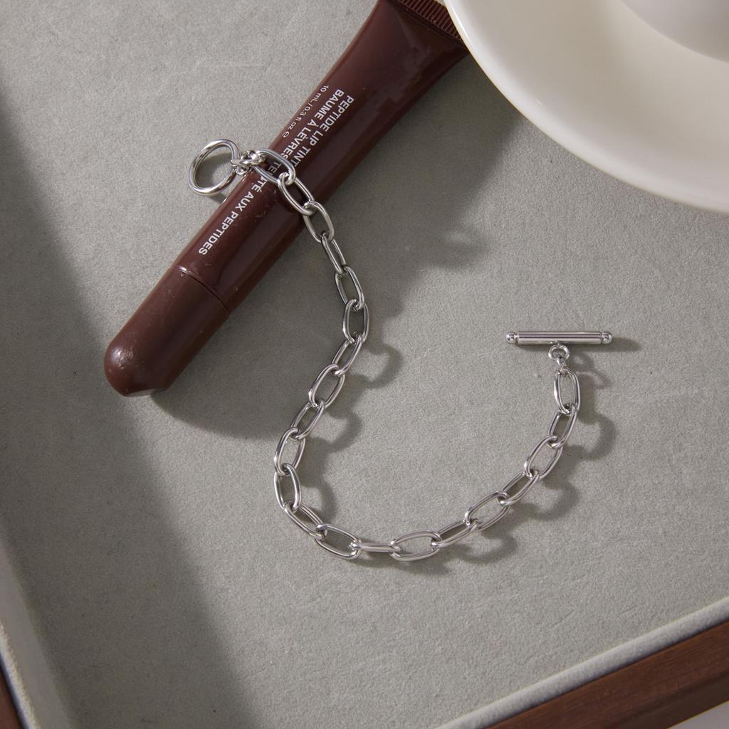 Youthway Минималистичный Браслет-Цепь из Нержавеющей Стали с Покрытием PVD 18K Золотом для Женщин Новая Мода Водонепроницаемые Украшения