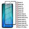 2.5D Full Tempered Glass For Xiaomi Redmi 8 8A 9 9A 9C 9T Screen Protector For Redmi Note 10 8 9 Pro Max 8T 9T 9S Protective Glass Film