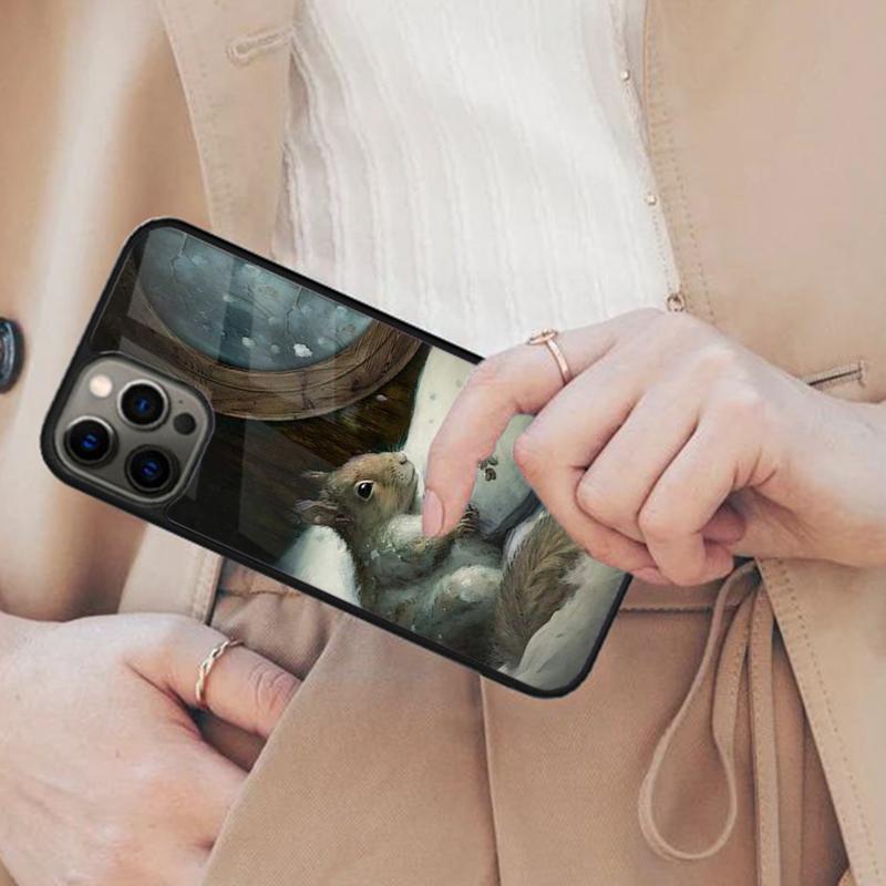 Cartoon Squirrel Magnetic Phone Case For APPLE iPhone 17 Air 16 14 13 12 Pro Max 15 Plus Wireless Charge With MagSafe Cover