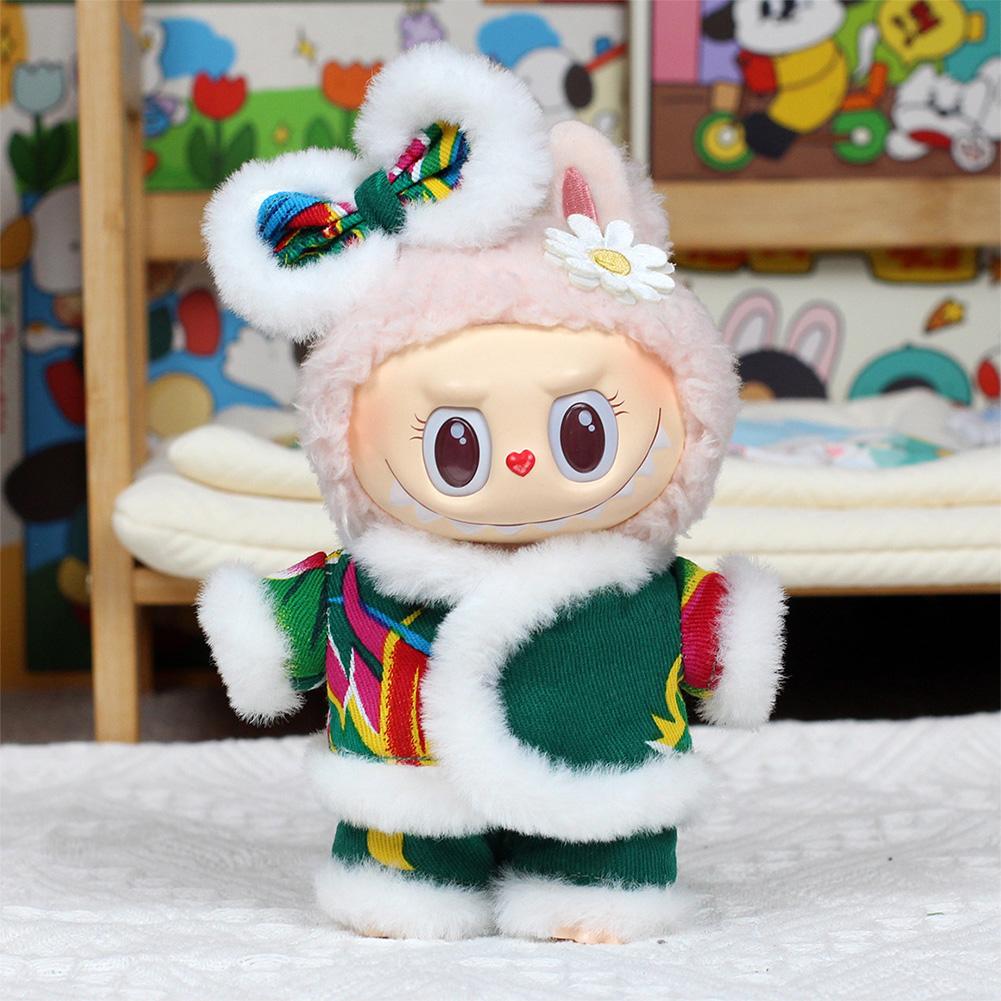 Для 17см куклы Лабубу Одежда Модная одежда Толстовки Одежда для кукол Толстовки Аксессуары для кукол Милое украшение Маленькая одежда