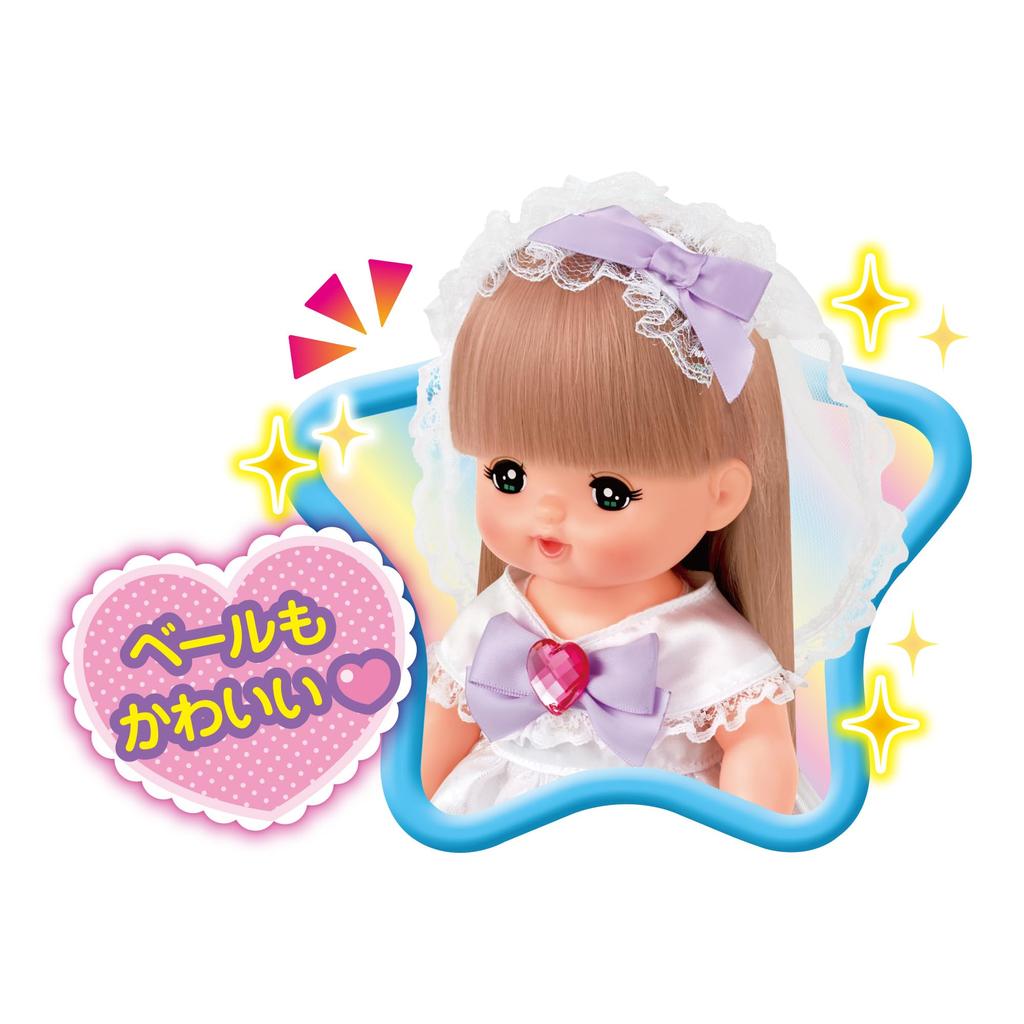PILOT CORPORATION Mel-chan Kisekae Set Tokimeki Белое платье