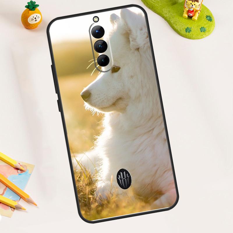 Samoyed Puppy Case For ZTE Nubia RedMagic 11 9 8 10 Pro Plus 8S 9S 10S Pro 5G 5S 6 7 6S 7S Pro 11 Air Cover