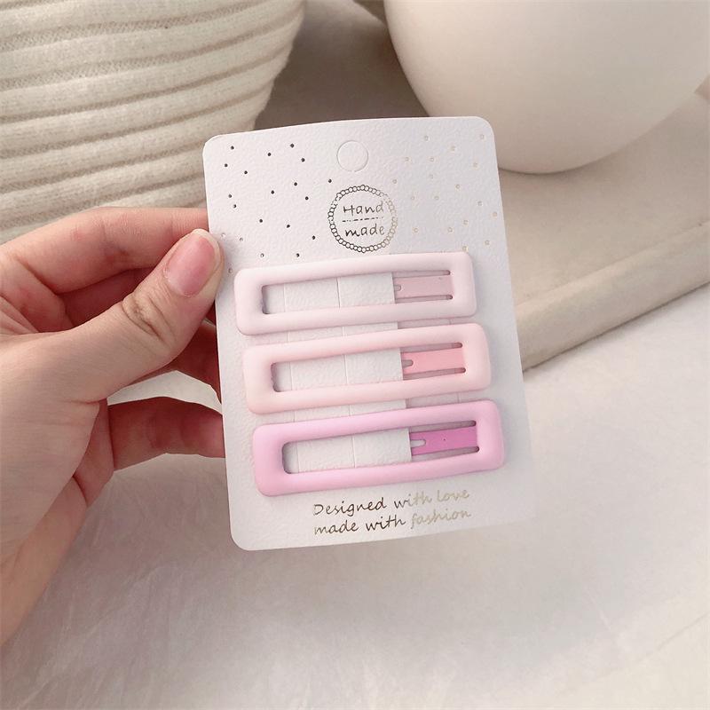 Versatile Pink Star Hair Clip for Girls - Ideal for Side Bangs and Forehead Fringes