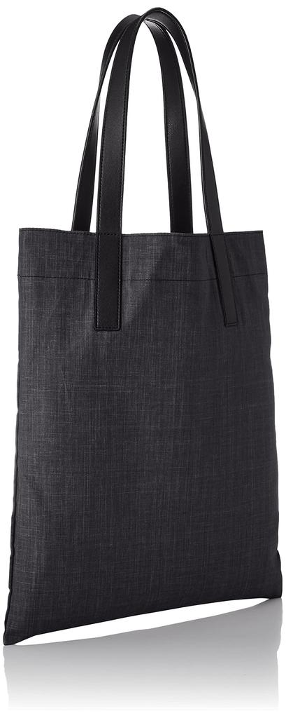 [Amazon Essentials] Сумка-тоут, с покрытием из льна, B4, Черная