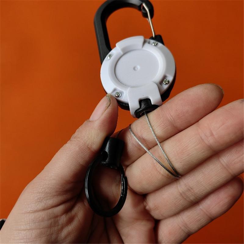 1 шт. выдвижной карабин брелоки брелок легкий портативный анти-потерянный зажим рюкзаки товары для улицы