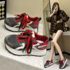 Женские кроссовки на толстой подошве «папины кроссовки» 2025 осень новые легкая роскошь взрыв повседневная мода увеличивающие рост спортивные туфли