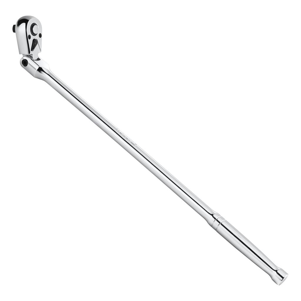 WORKPRO Трещотка Трещотка Головка Длинная Поворотная 457мм Общая Легкое Направление Быстрый Сброс Ванадиевая Сталь Зубчатая Рукоятка, Гаечный ключ, Гаечный ключ, Привод 9,5мм, Головка,