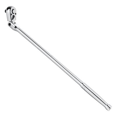 WORKPRO Трещотка Трещотка Головка Длинная Поворотная 457мм Общая Легкое Направление Быстрый Сброс Ванадиевая Сталь Зубчатая Рукоятка, Гаечный ключ, Гаечный ключ, Привод 9,5мм, Головка,