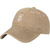 Leveled Up to Daddy Gaming Baseball Cap Washed Cotton Dad Hat Adjustable Casual Outdoor Cap