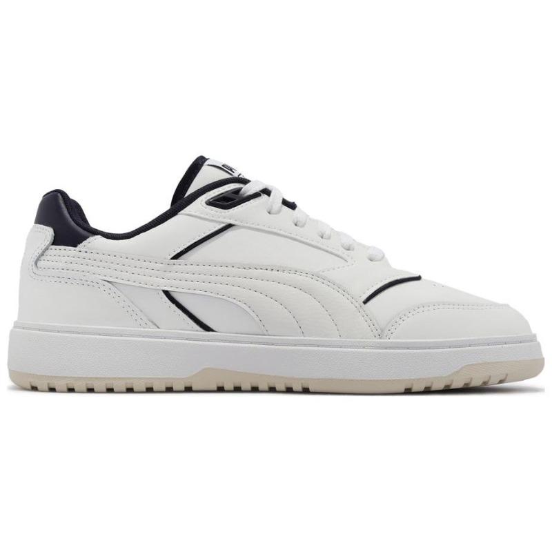 Puma Женские белые низкие кеды Doublecourt Удобные Универсальные Износостойкие Дышащие 393284-02