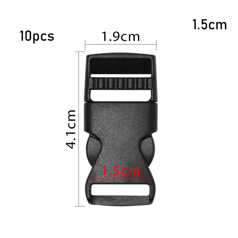 Пластиковая черная тесьма для ремня рюкзака, детали для браслета из паракорда, изогнутая пряжка, боковые пряжки