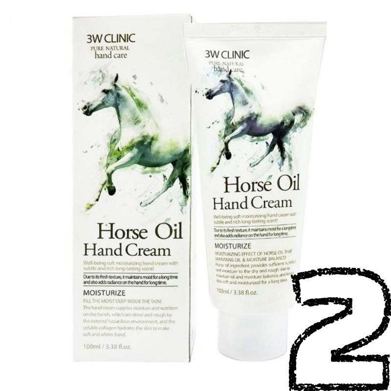 3w Clinic Moisturizing Hand Cream Horse Oil 100ml/200ml