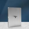 Wall Light Toggle Retro Switch Panel 1-4 Gang2Way Eu Silver Gray Brushed Stainless Steel Antique Switch Outlet with USB Charging