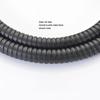 Black/Chrome Stainless Steel Flexible Shower Hose Bathroom Accessories Shower Pipe High Strength Hot and Cold Hose