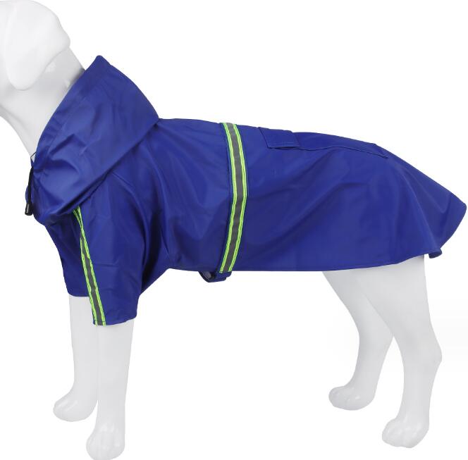 Dog Raincoat Corgi Cloak Style Puppy Waterproof Dog Clothes Reflective Pet Windproof Rainproof Hooded Raincoat for Dog