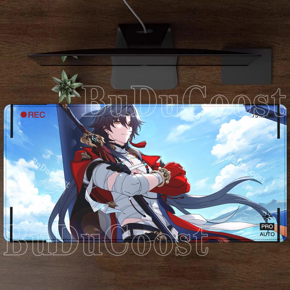 Игровой Honkai Star Rail HSR Клинок Мортенакс Коврик для мыши киберспорт Клавиатура HD Печать Коврик для мыши офисные принадлежности оверлок Настольный коврик