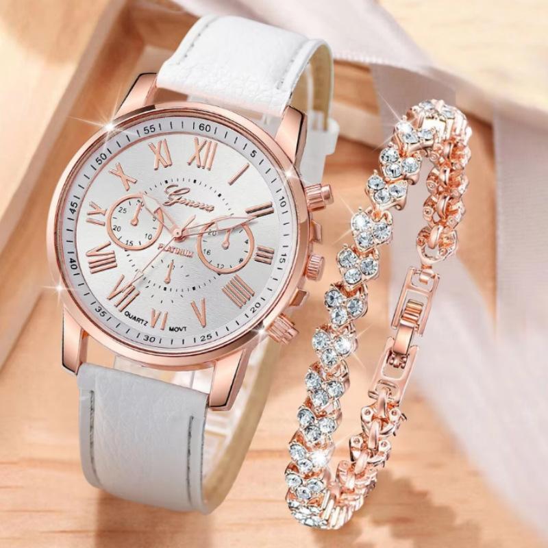 Новые женские персонализированные простые повседневные модные кварцевые часы с маленьким циферблатом для женщин