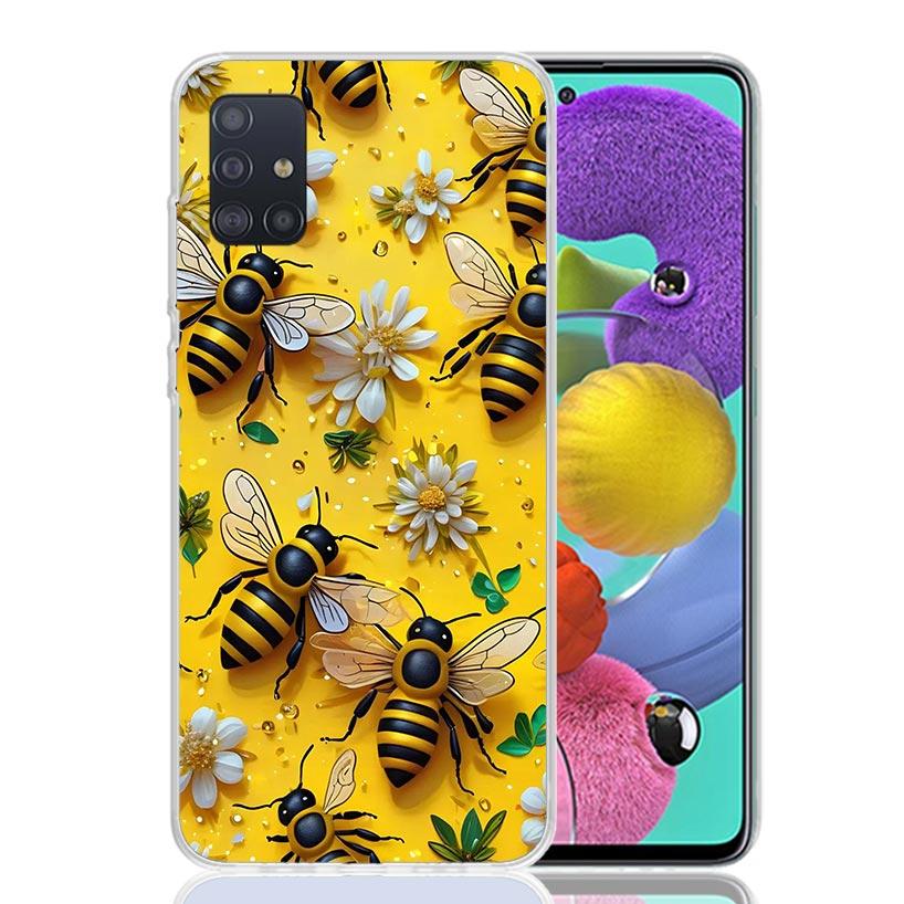 Bee Keeping Honey Animal Phone Case For Samsung Galaxy A52 A32 A22 A12 A02S A50S A30S A51 A31 AA71 Note 20 Ultra 10 S10 Plus Gal
